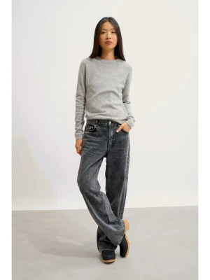 AUTHENTIC CASHMERE Kaszmirowy sweter "Ecrin" w kolorze jasnoszarym rozmiar: XL