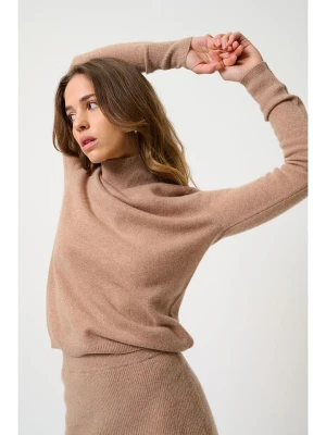 Zdjęcie produktu AUTHENTIC CASHMERE Kaszmirowy sweter "Eileen" w kolorze beżowym rozmiar: S