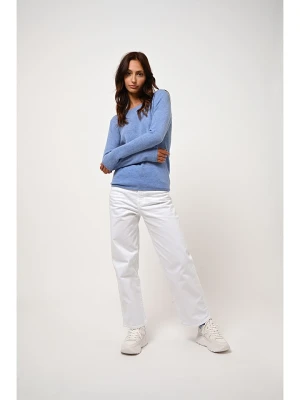 AUTHENTIC CASHMERE Kaszmirowy sweter "Epéna" w kolorze błękitnym rozmiar: XXL