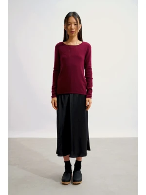 AUTHENTIC CASHMERE Kaszmirowy sweter "Epéna" w kolorze bordowym rozmiar: S