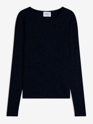 AUTHENTIC CASHMERE Kaszmirowy sweter "Epéna" w kolorze granatowym rozmiar: L