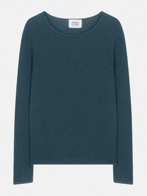 AUTHENTIC CASHMERE Kaszmirowy sweter "Epéna" w kolorze niebieskim rozmiar: L