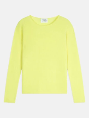 AUTHENTIC CASHMERE Kaszmirowy sweter "Epéna" w kolorze żółtym rozmiar: S