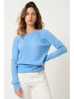 AUTHENTIC CASHMERE Kaszmirowy sweter "Etret" w kolorze błękitnym rozmiar: XL