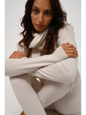 AUTHENTIC CASHMERE Kaszmirowy sweter "Etret" w kolorze kremowym rozmiar: XXL