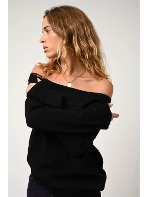 AUTHENTIC CASHMERE Kaszmirowy sweter "Faraut" w kolorze czarnym rozmiar: S