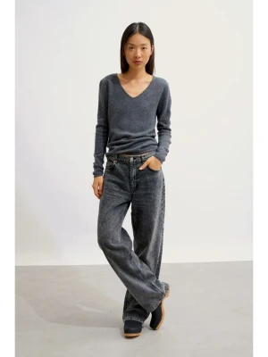 AUTHENTIC CASHMERE Kaszmirowy sweter "Galise" w kolorze antracytowym rozmiar: XL