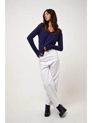 AUTHENTIC CASHMERE Kaszmirowy sweter "Galise" w kolorze fioletowym rozmiar: XL