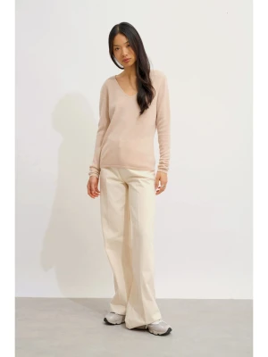 AUTHENTIC CASHMERE Kaszmirowy sweter "Galise" w kolorze jasnoróżowym rozmiar: XL