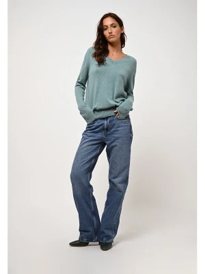 AUTHENTIC CASHMERE Kaszmirowy sweter "Gardoria" w kolorze miętowym rozmiar: L