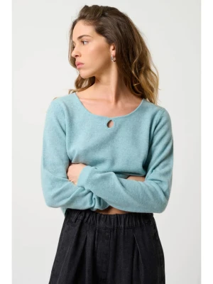 AUTHENTIC CASHMERE Kaszmirowy sweter "Glyder" w kolorze błękitnym rozmiar: XXL