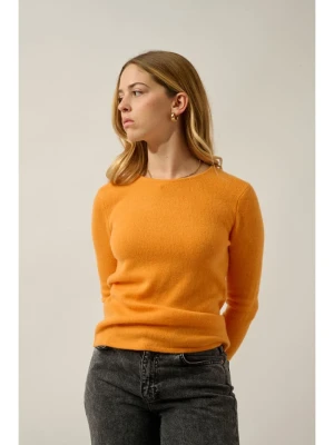 AUTHENTIC CASHMERE Kaszmirowy sweter "Ivy" w kolorze pomarańczowym rozmiar: S