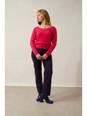 AUTHENTIC CASHMERE Kaszmirowy sweter "Lafon" w kolorze różowym rozmiar: XL