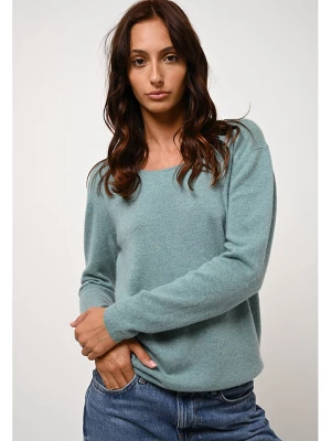AUTHENTIC CASHMERE Kaszmirowy sweter "Lanfon" w kolorze miętowym rozmiar: S