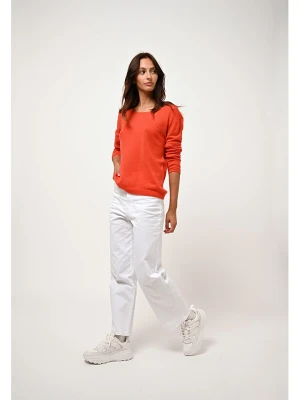 AUTHENTIC CASHMERE Kaszmirowy sweter "Lanfon" w kolorze pomarańczowym rozmiar: XL