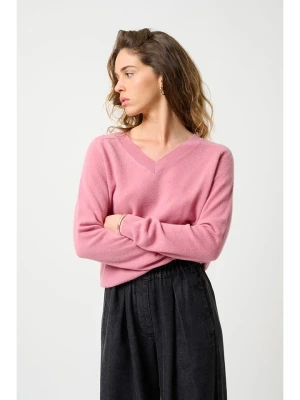 AUTHENTIC CASHMERE Kaszmirowy sweter "Savannah" w kolorze jasnoróżowym rozmiar: XL