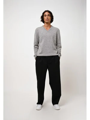 AUTHENTIC CASHMERE Kaszmirowy sweter "Victor" w kolorze szarym rozmiar: L