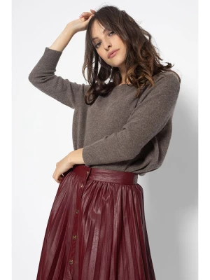 AUTHENTIC CASHMERE Kaszmirowy sweter w kolorze brązowym rozmiar: L