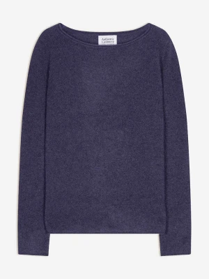 AUTHENTIC CASHMERE Kaszmirowy sweter w kolorze granatowym rozmiar: M
