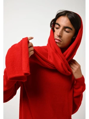 AUTHENTIC CASHMERE Kaszmirowy szal "Vaymont" w kolorze czerwonym - 200 x 30 cm rozmiar: onesize