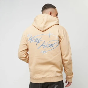 Karl Kani Authentic Star Logo Hoodie mężczyźni Bluzy beż rozmiar Odzież