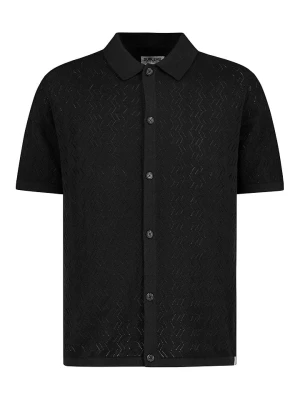 Authentic Style Koszula dzianinowa - Regular fit - w kolorze czarnym rozmiar: M