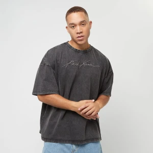 Karl Kani Autograph Heavy Boxy Tee black mężczyźni T-Shirty i Polo szary rozmiar Odzież