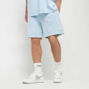 Karl Kani Autograph Washed Sweatshorts mężczyźni Szorty sportowe niebieski rozmiar Odzież