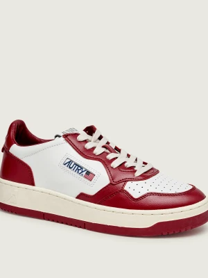 Autry Skórzane sneakersy Medalist czerwony
