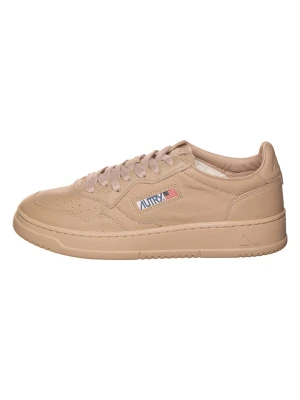 AUTRY Skórzane sneakersy "Medalist" w kolorze beżowym rozmiar: 41