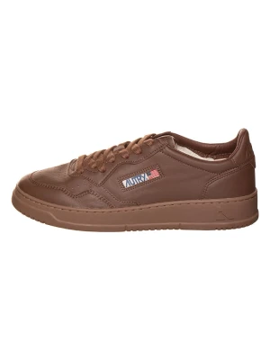 AUTRY Skórzane sneakersy "Medalist" w kolorze brązowym rozmiar: 44