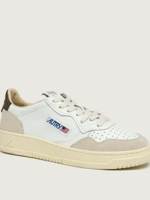 Autry Skórzane sneakersy MEDALIST | zamsz