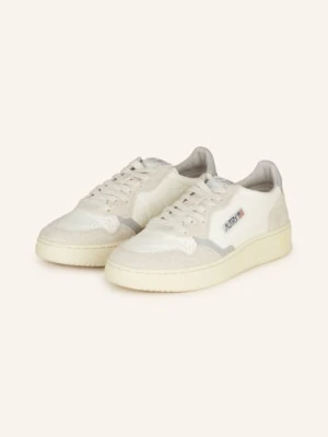 Autry Sneakersy Medalist Low Texture Suede weiss