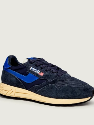 Autry Sneakersy Reelwind | zamsz | z dodatkiem skóry granatowy