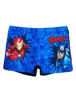 Avengers Kąpielówki "Avengers Classic" w kolorze granatowym ze wzorem rozmiar: 104