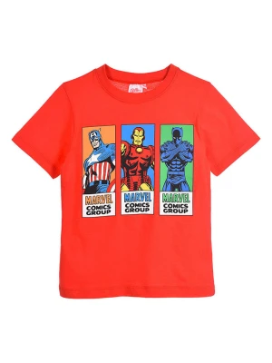 Avengers Koszulka "Avengers Classic" w kolorze czerwonym ze wzorem rozmiar: 104