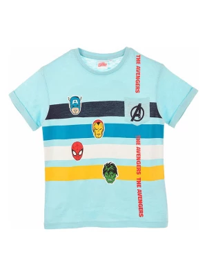 Avengers Koszulka "Avengers" w kolorze błękitnym rozmiar: 140