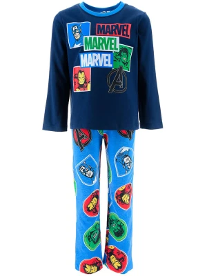Avengers Piżama "Avengers" w kolorze niebieskim ze wzorem rozmiar: 104