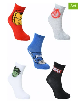 Avengers Skarpety (5 par) "Avengers Classic" ze wzorem rozmiar: 23-26