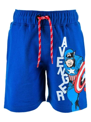 Avengers Szorty "Avengers Classic" w kolorze niebieskim ze wzorem rozmiar: 128