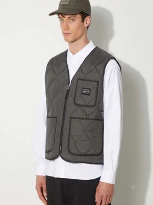 Awake NY bezrękawnik Quilted Vest męski kolor szary przejściowy SP24-OT003