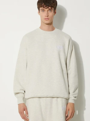 Awake NY bluza bawełniana Awake Crewneck szary