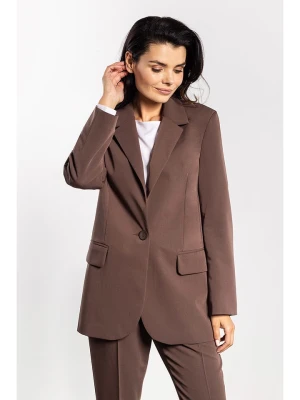 Awama Blezer w kolorze brązowym rozmiar: XL