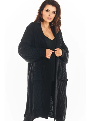 Awama Kardigan w kolorze czarnym rozmiar: onesize