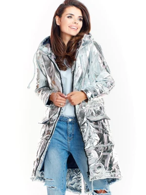 Zdjęcie produktu Awama Kurtka zimowa w kolorze srebrnym rozmiar: L/XL