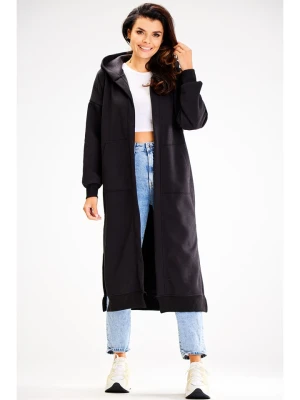 Awama Płaszcz dresowy w kolorze czarnym rozmiar: S/M