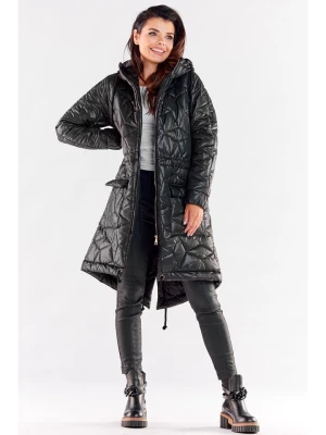 Awama Płaszcz pikowany w kolorze czarnym rozmiar: L/XL