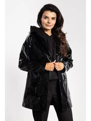 Awama Płaszcz przeciwdeszczowy w kolorze czarnym rozmiar: M
