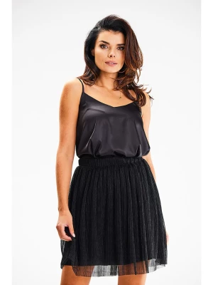 Awama Spódnica w kolorze czarnym rozmiar: L/XL