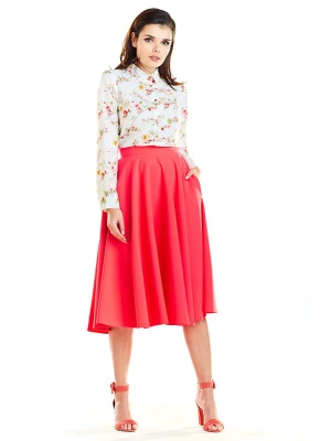 Awama Spódnica w kolorze czerwonym rozmiar: M
